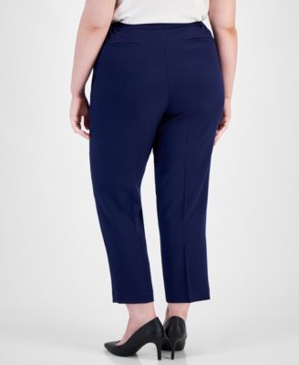 Plus Size Straight-Leg Pants