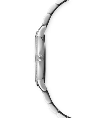 Women's Swiss Toccata Diamond (1/4 ct. t.w.) Stainless Steel Bracelet Watch 34mm