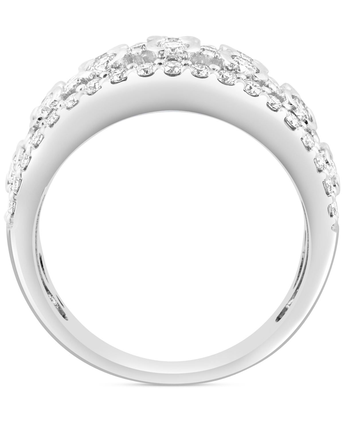 Effy Diamond Openwork Ring (1-1/4 ct. t.w.) in 14k- White Gold