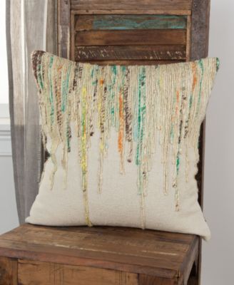 Abstract Design Polyester Filled Decorative Pillow, 20" x 20"