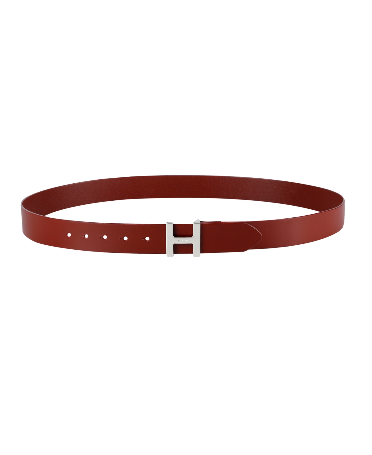 Shop Tommy Hilfiger Women's H Monogram Buckle Belt In Red