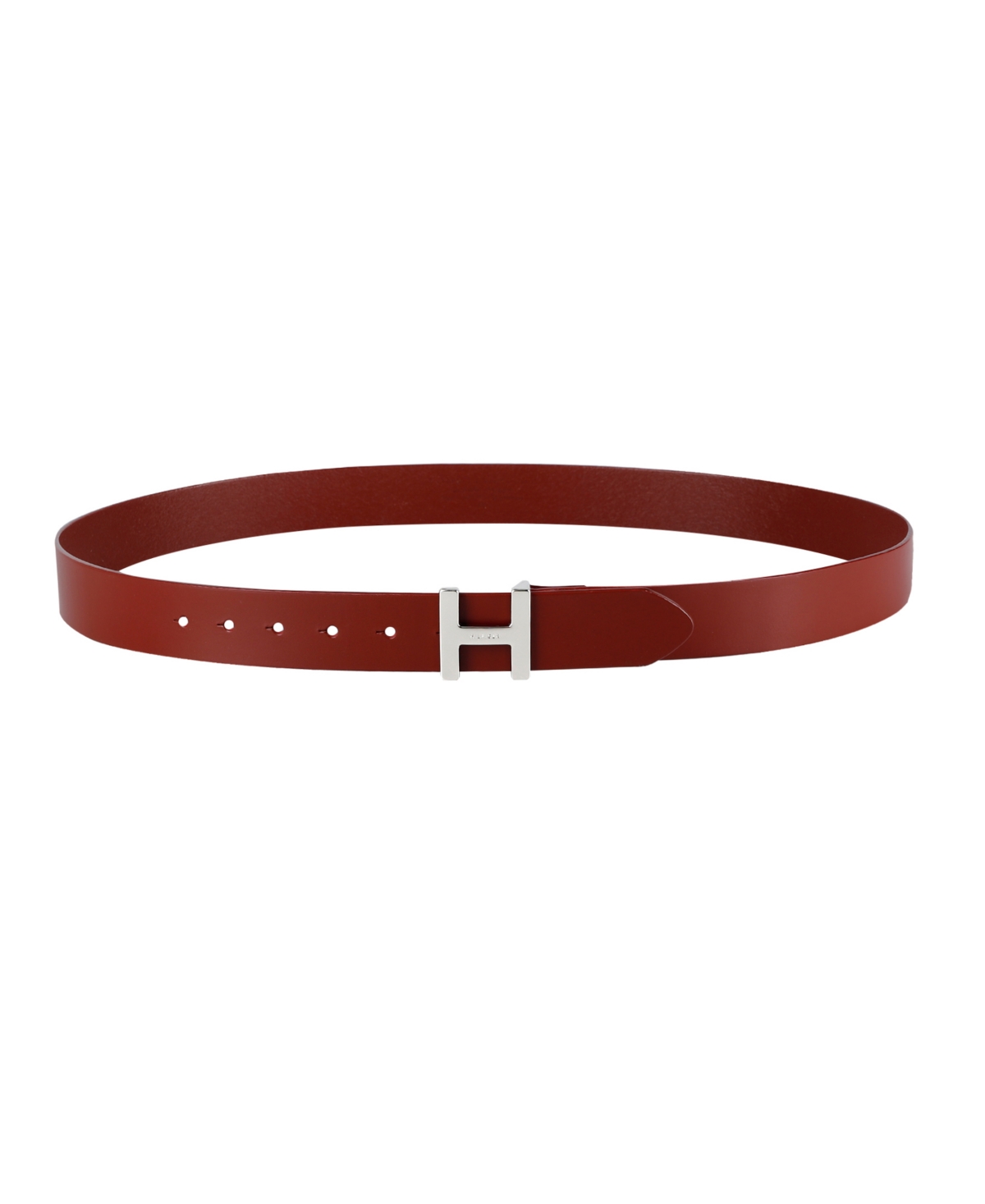 Tommy Hilfiger Women's H Monogram Buckle Belt In Red