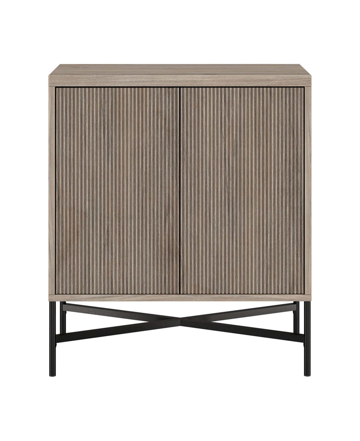 Hudson & Canal Brighton 28" Wide Rectangular Accent Cabinet In Antiqued Gray Oak In Antiqued Gray Oak