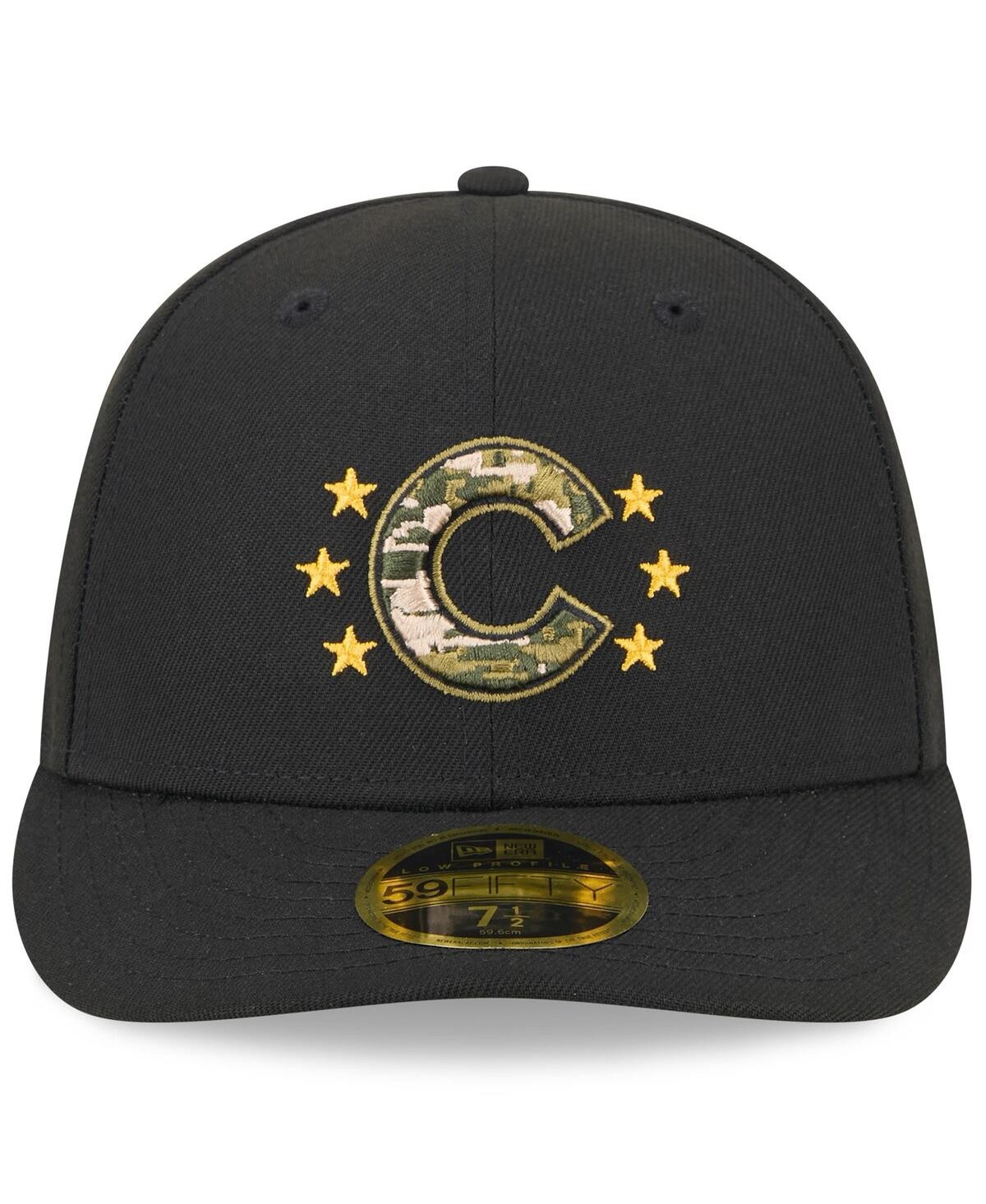 New Era X Alpha Industries Black Chicago Cubs A-frame 9forty Trucker Snapback Hat In Black