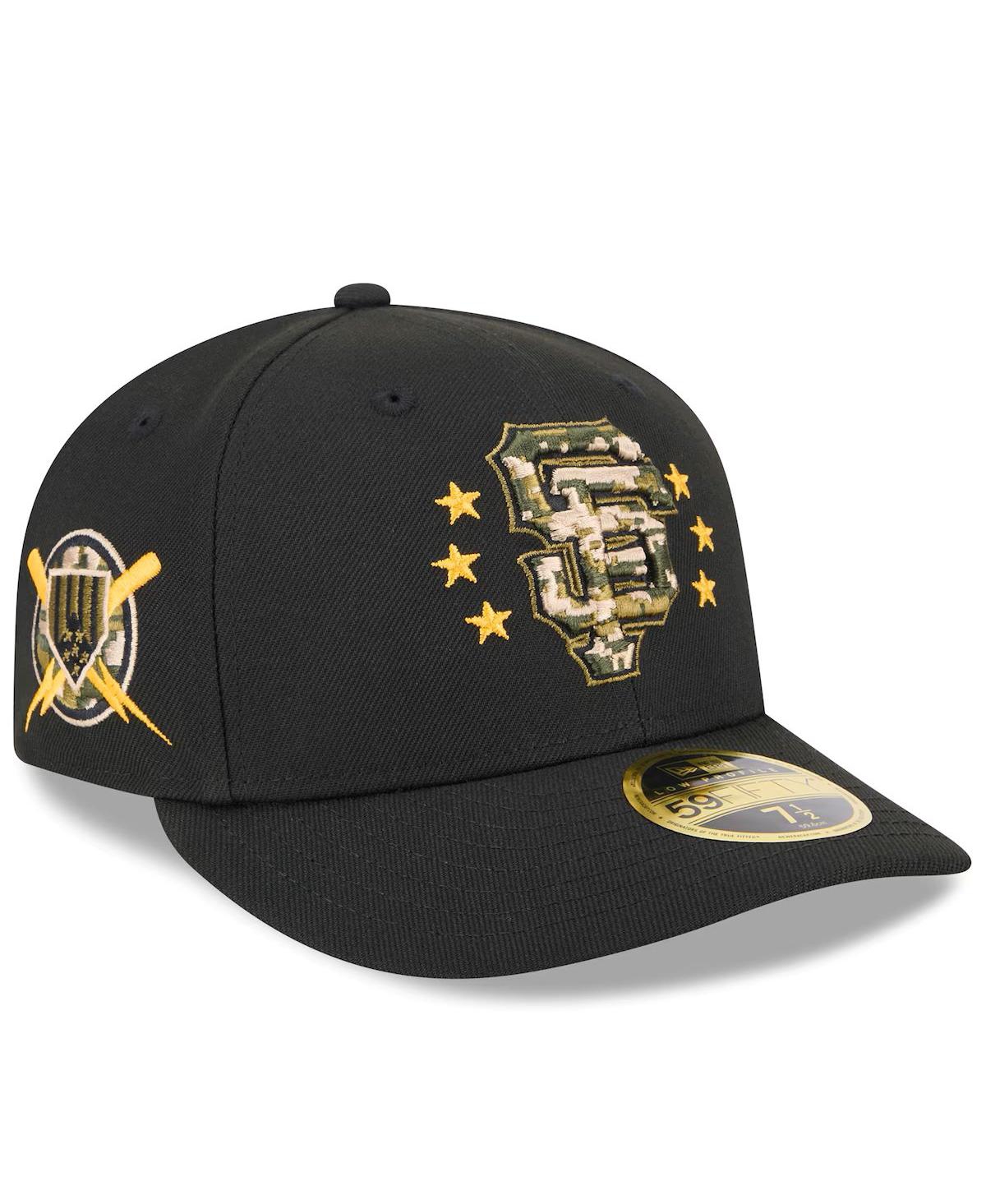 Shop New Era Men's Black San Francisco Giants 2024 Armed Forces Day Low Profile 59fifty Fitted Hat