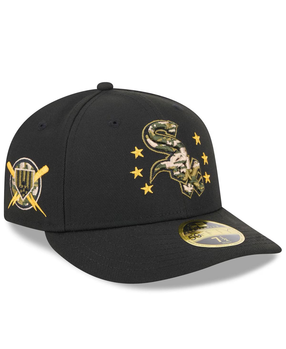 Shop New Era Men's Black Chicago White Sox 2024 Armed Forces Day Low Profile 59fifty Fitted Hat