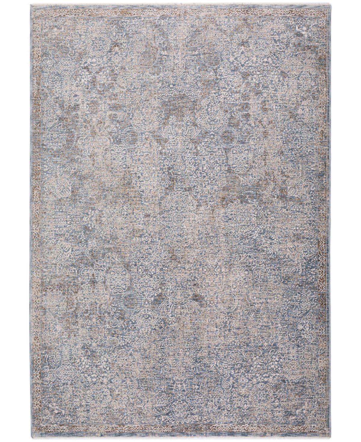 Dalyn Vienna Vi5 3'x5' Area Rug In Denim