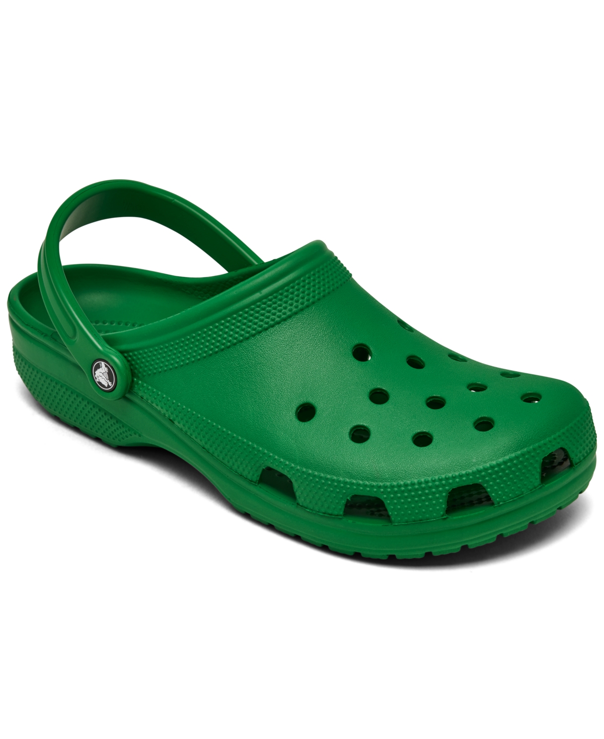 Shop Crocs Men's And Women's Classic Clogs From Finish Line In Green Ivy