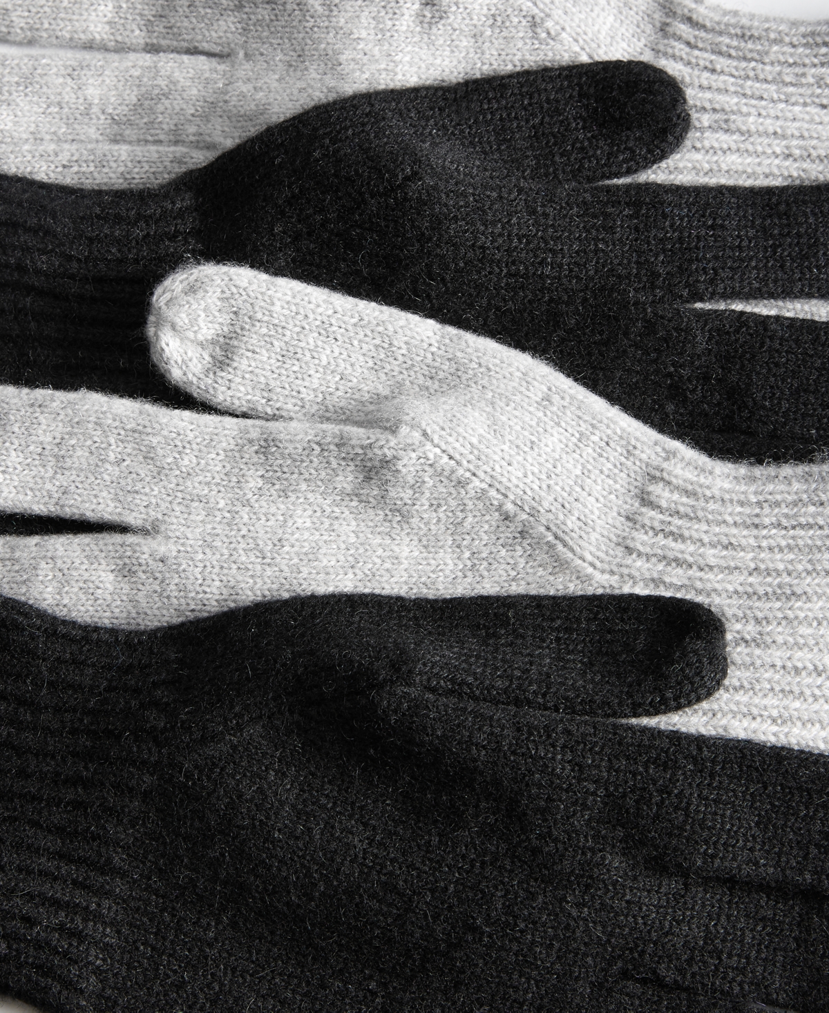 Charter Club Cashmere Gloves, Created For Macy's In Ice Grey