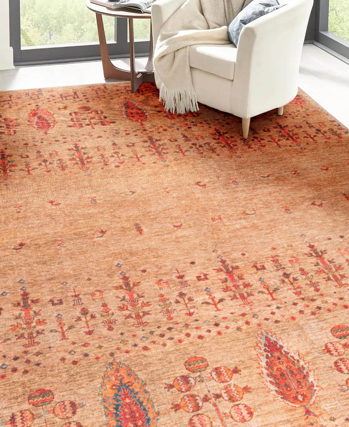 Dalyn Kars Ka3 5'x7'6 Area Rug In Brown