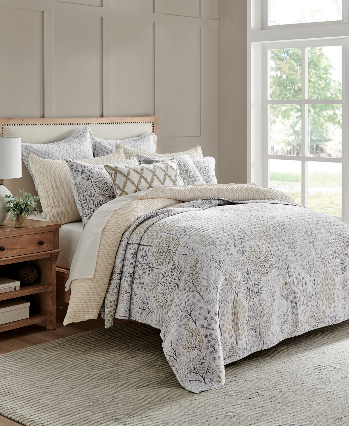 Levtex English Forest Reversible 3-Pc. Quilt Set, King/California King