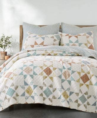 Lottie Reversible 3-Pc. Quilt Set, Full/Queen