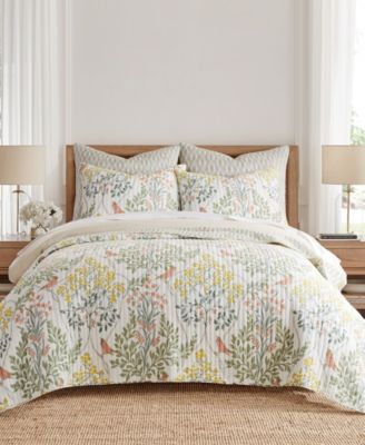 Monami Reversible 3-Pc. Quilt Set, King/California King