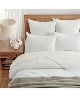 Eyelet 2-Pc. Sham Set, European