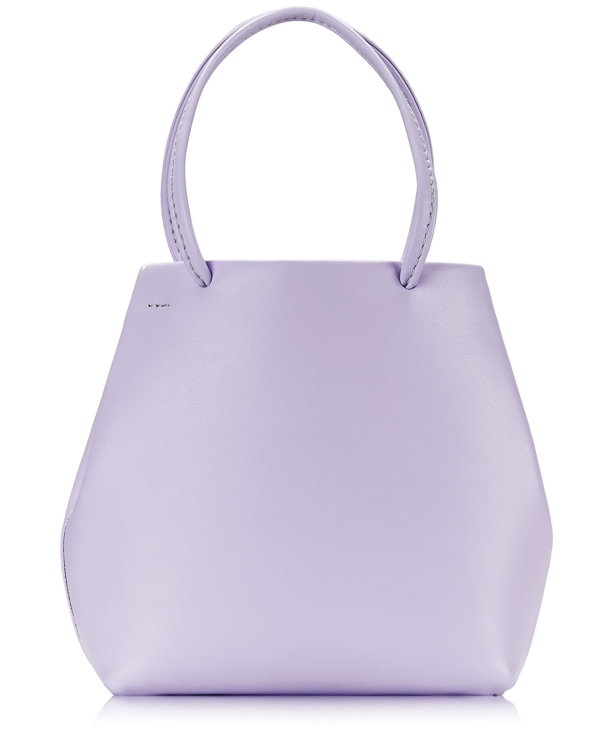 Sydney Mini Leather Shopper Bag - White Gold