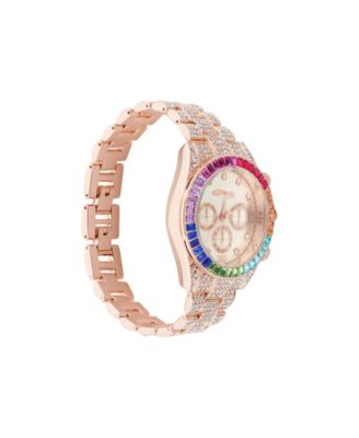 Women's Quartz Shiny Rose Gold-Tone Alloy Watch 40mm