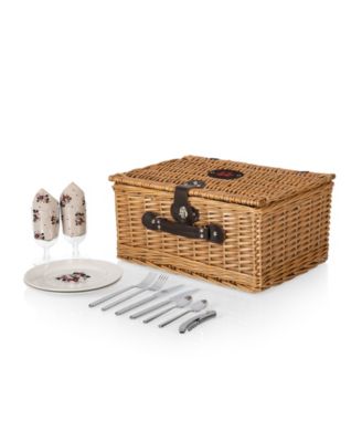 Disney Mickey Mouse Minnie Mouse Classic Picnic Basket, Service for 2