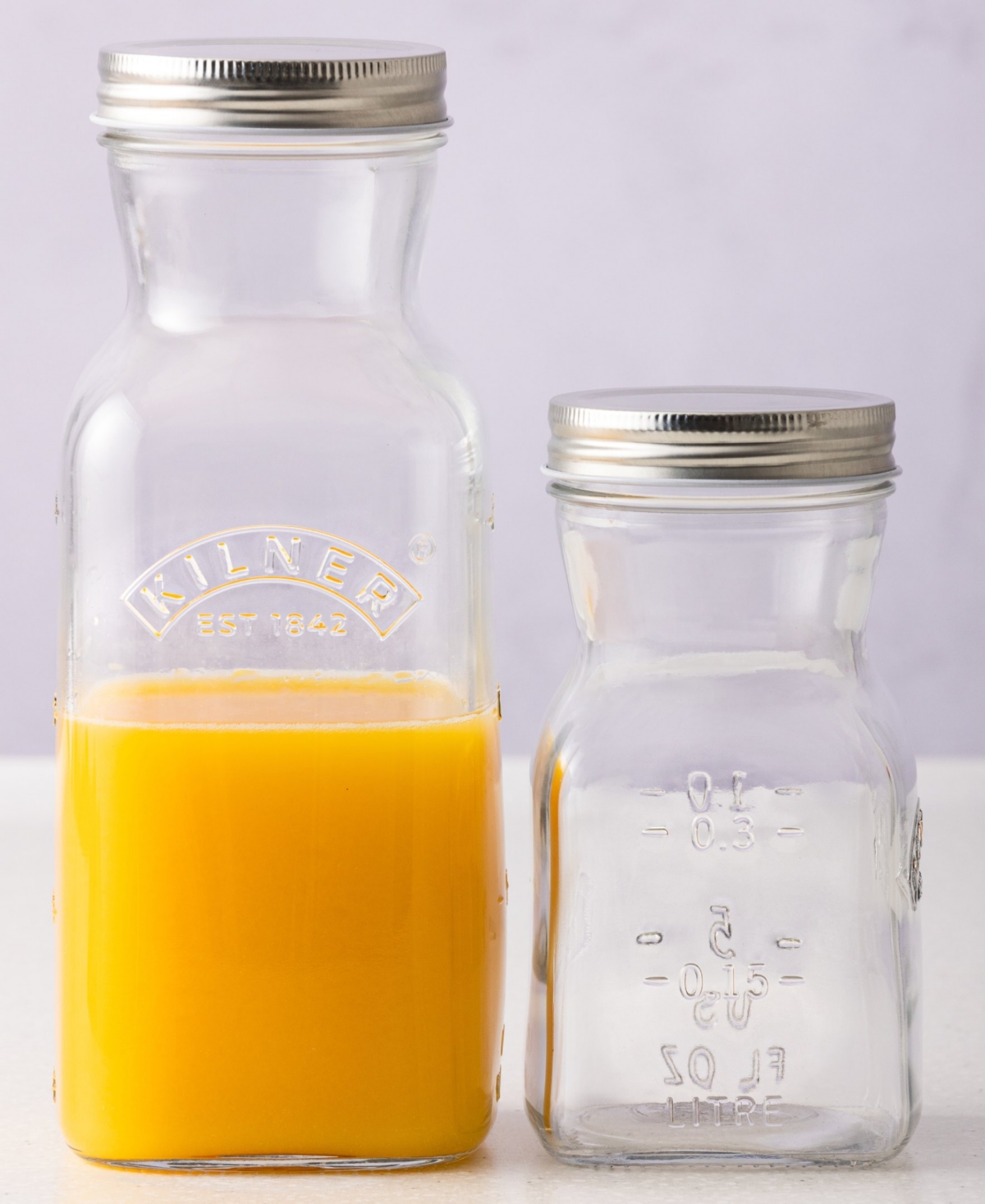 Shop Kilner Juice And Sauce Bottle Set In Clear