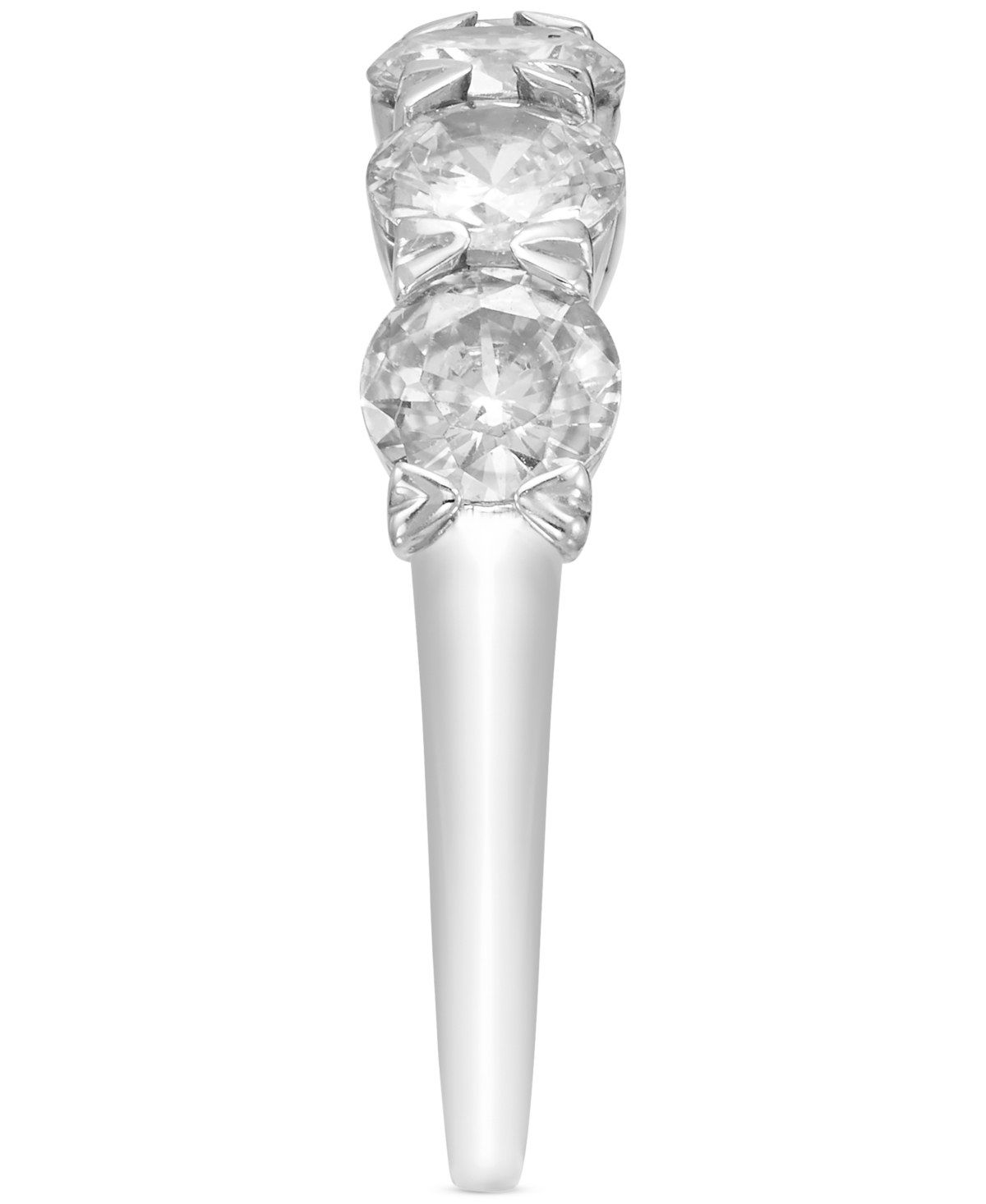 Diamond Five Stone Anniversary Band (2 ct. t.w.) in 14k- White Gold