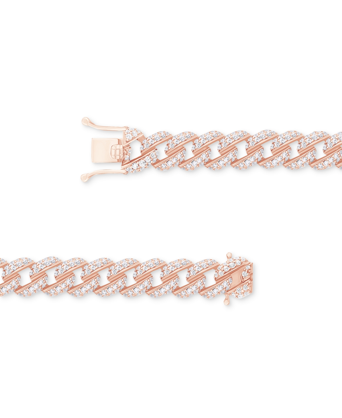 Badgley Mischka Lab Grown Diamond Link Bracelet (6-1/4 ct. t.w.) in 14k White, Yellow or- Rose Gold
