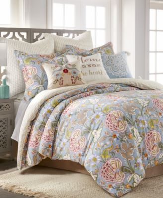 Angelica Reversible 3-Pc. Comforter Set, Full/Queen