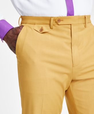 Men's Classic-Fit Solid Suit Separate Pants