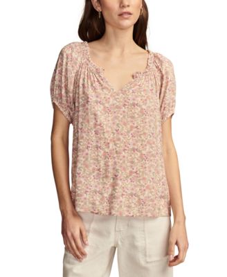 Women's shops short sleeve peasant s