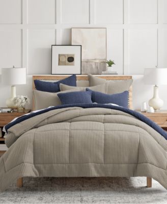 Mills Waffle Textured 2-Pc. Comforter Set, Twin/Twin XL