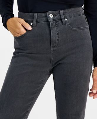 Petite High-Rise Natural Straight-Leg Jeans, Petite & Petite Short