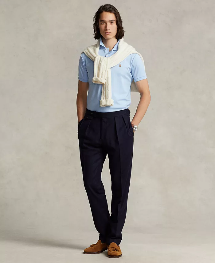 Men’s Slim-Fit Soft Cotton Polo Shirt - thumbnail 2