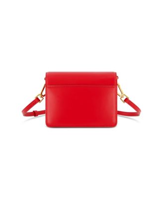 Mini Leather Gold Strap Crossbody Bag