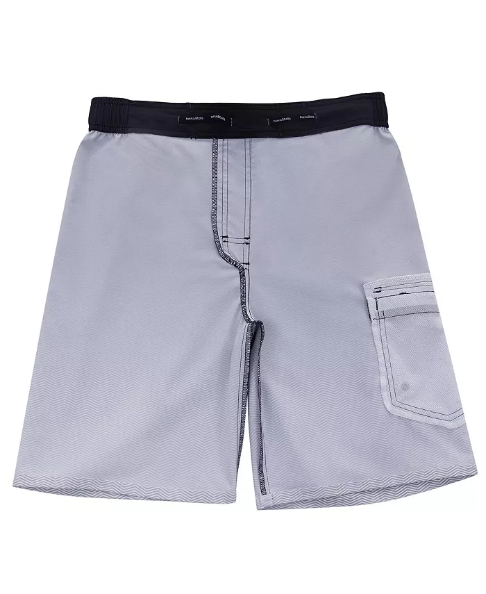 Men's 9" NO Liner Board Shorts Elastic Waist Quick Dry Swim Trunks - thumbnail 6