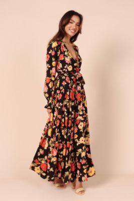 Women's Wrap Jacket Maxi Dress