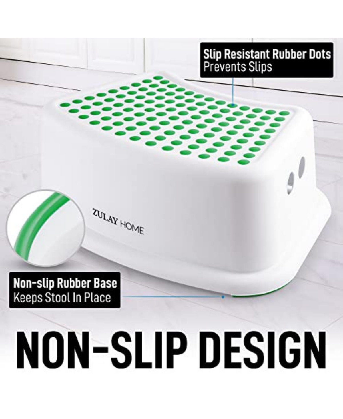 Kids Step Stools for Bathroom Sink with Anti-Slip Surface and Base
