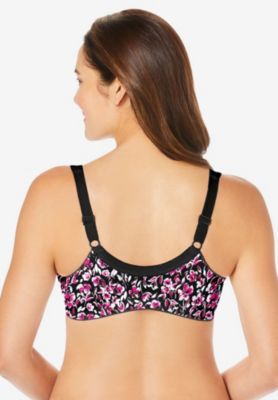 Women's 3-Pack Front-Close Cotton Wireless Bra