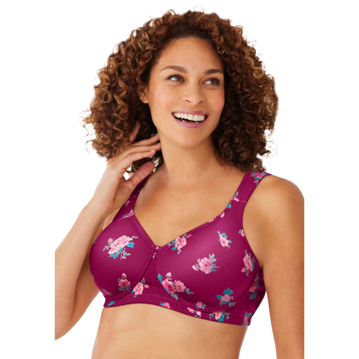 Women's Microfiber Wireless Lightly Padded T-Shirt