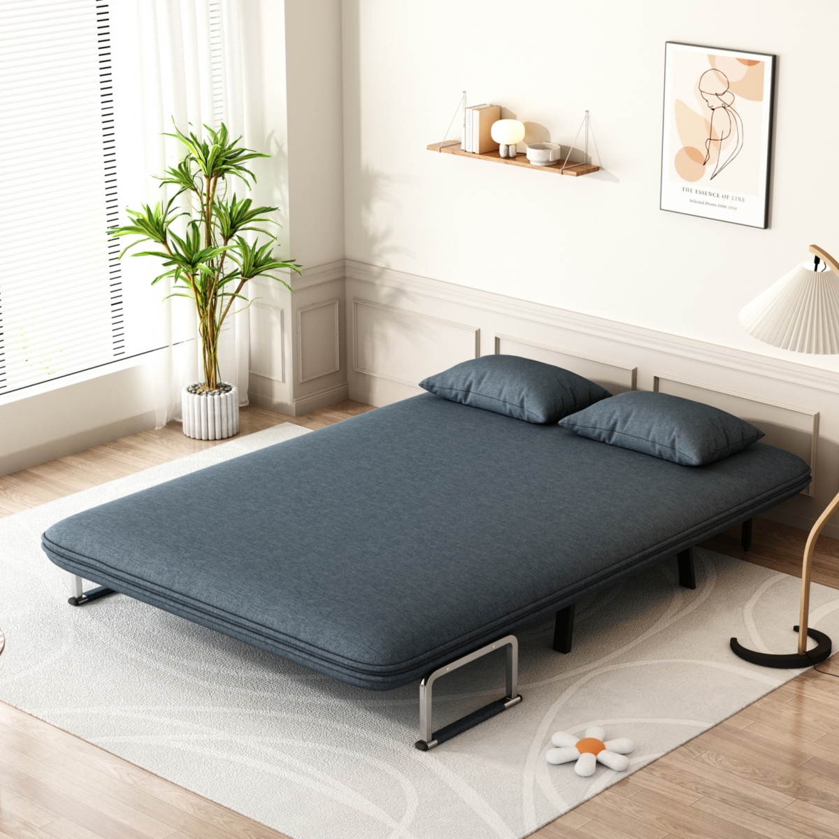 Simplie Fun Comfortable Chaise Lounge Sofa with Sturdy Frame