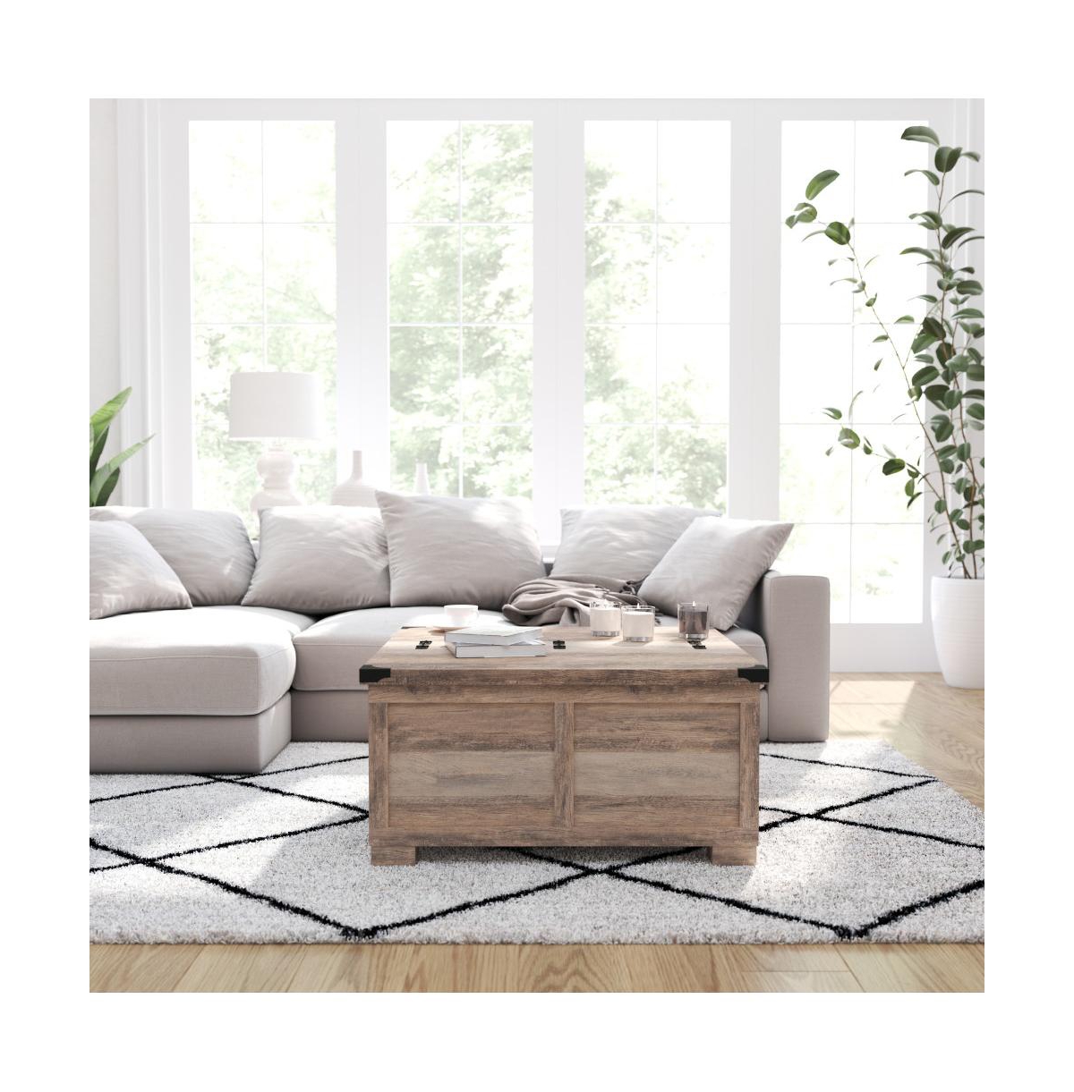 Green River Farmhouse Storage Coffee Table