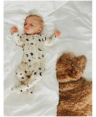 Baby Boys Grey by Everly Grey Neutral Long Sleeve Jersey Footie