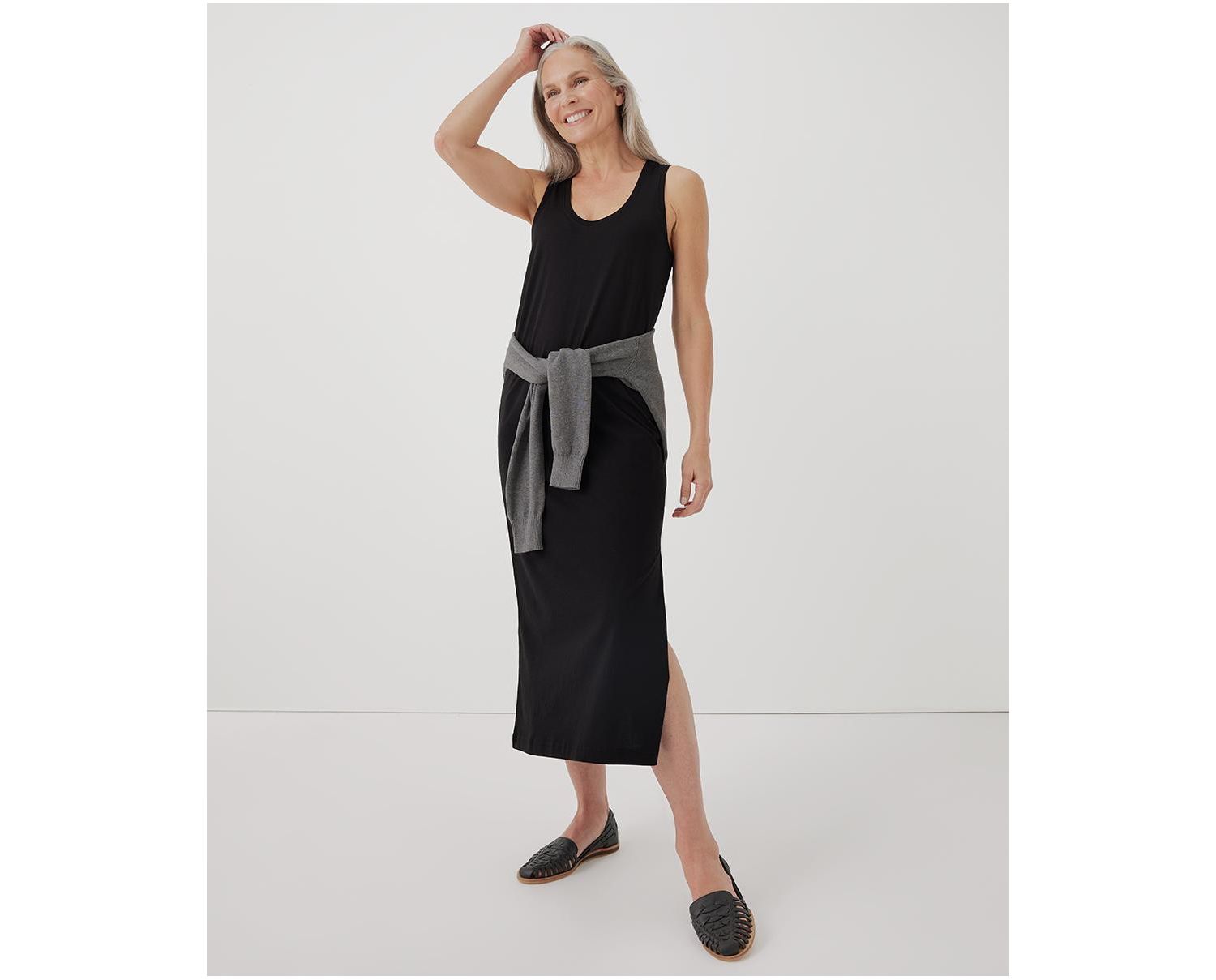Women's Organic Cotton Softspun Tank Midi Dress