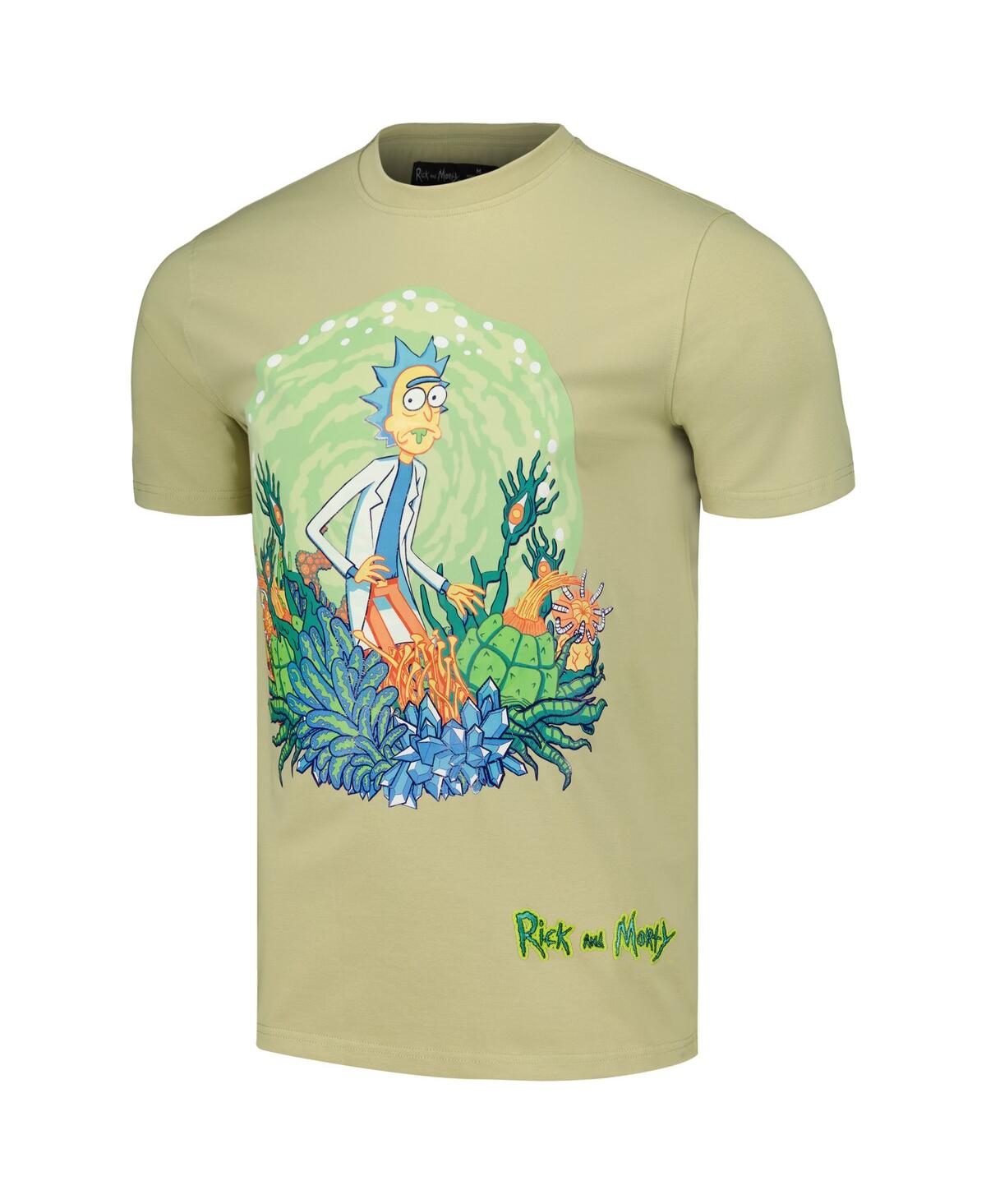 Freeze Max Men's Green Rick And Morty T-shirt In Green