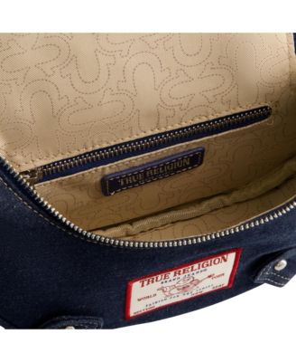 Chain Handle Denim Hobo