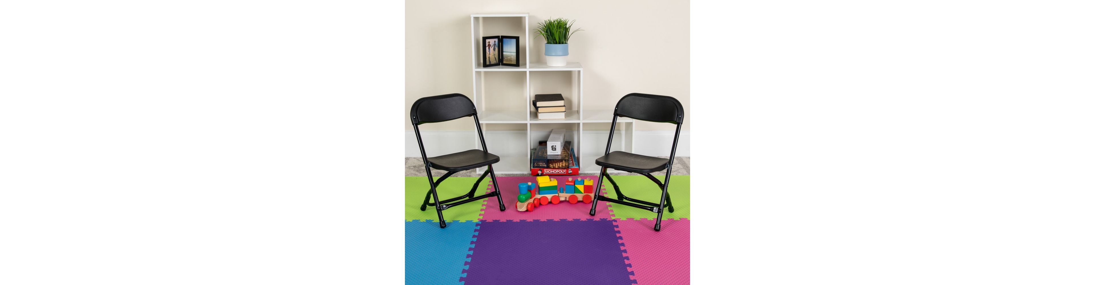 10 Pack Kids Plastic Folding Chair Daycare Home School Furniture