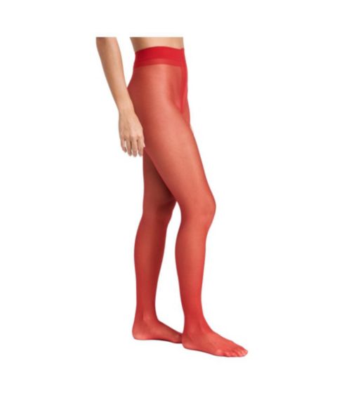 Женские колготки Stems Avery Microfiber Italian Tights, цвет: Красный