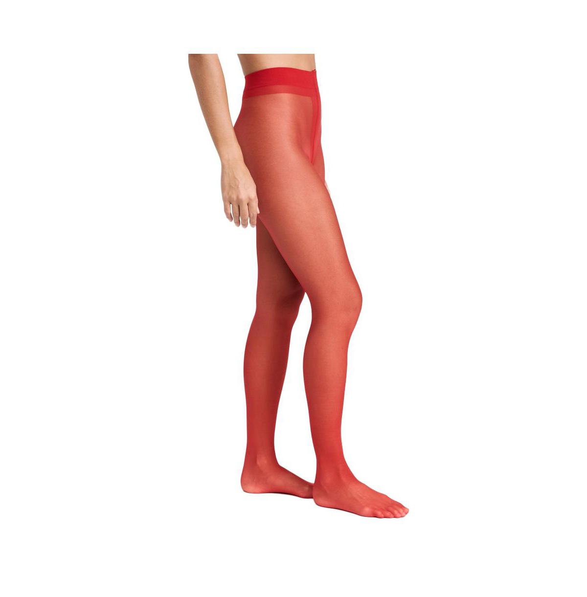 Women's Avery Microfiber Italian Tights - Red