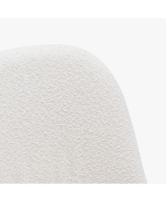 Mid-Century Modern Upholstered Boucle Dining Chair