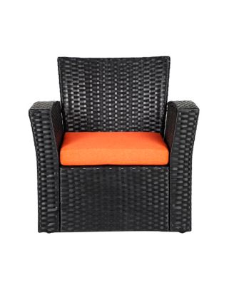 4-Piece Modern Patio Conversation Sofa Set with Cushions