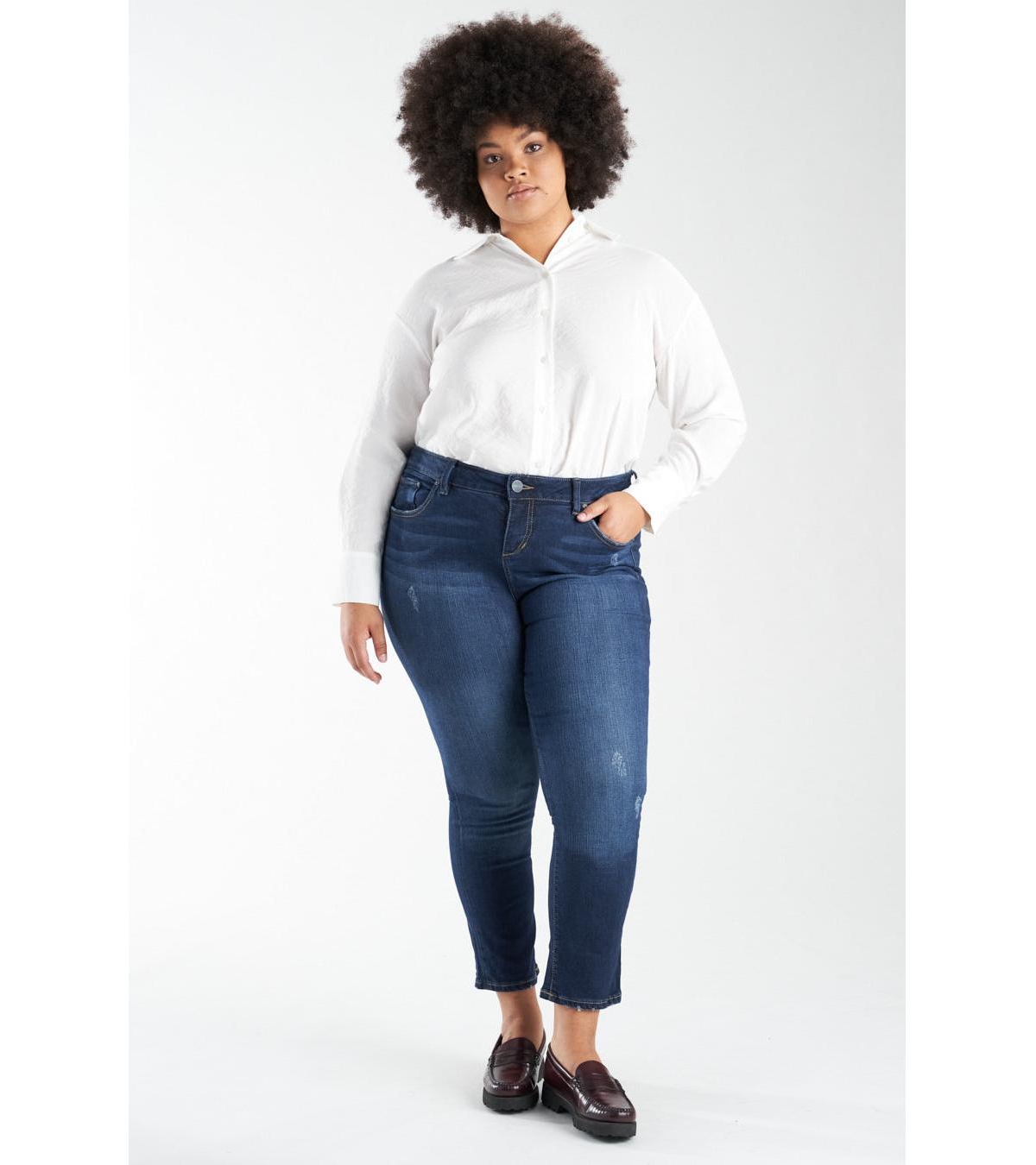 Slink Jeans Women's High Rise Straight Jeans