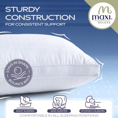 Maxi Luxurious Hotel Style Pillows 300 Thread Count 2 Pack