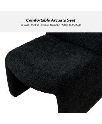 Roberto Mid-century Side Chair with Hardwood Legs